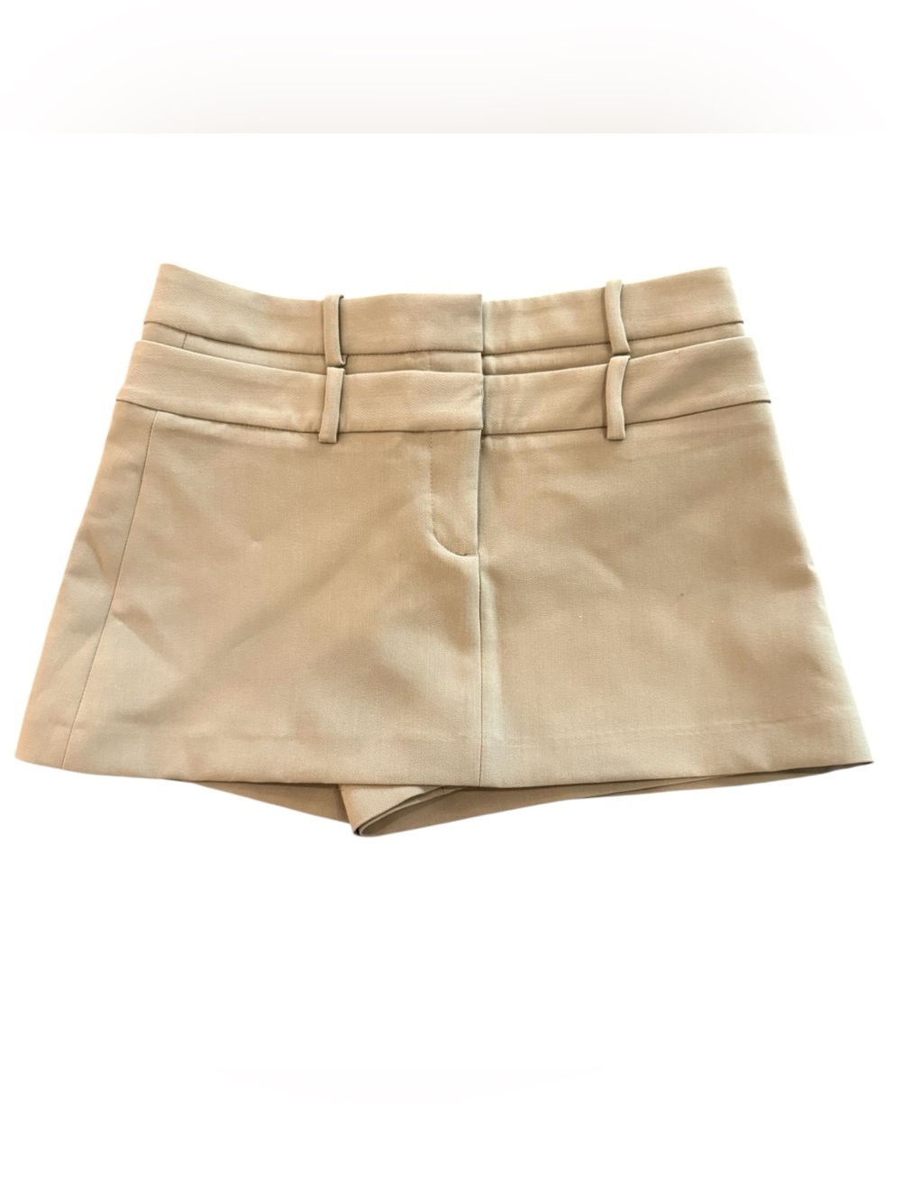 Zara Cream Tailored Skort